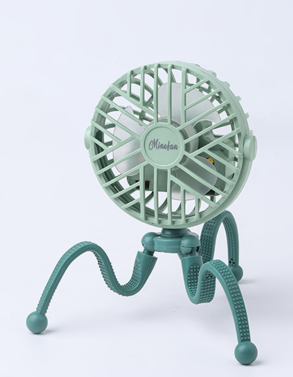G9 Octopus-Shaped Clip-On Baby Stroller USB Fan