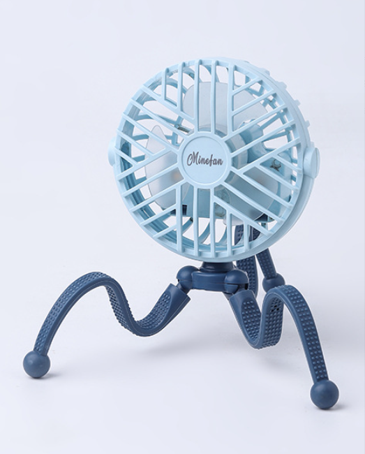 G9 Octopus-Shaped Clip-On Baby Stroller USB Fan