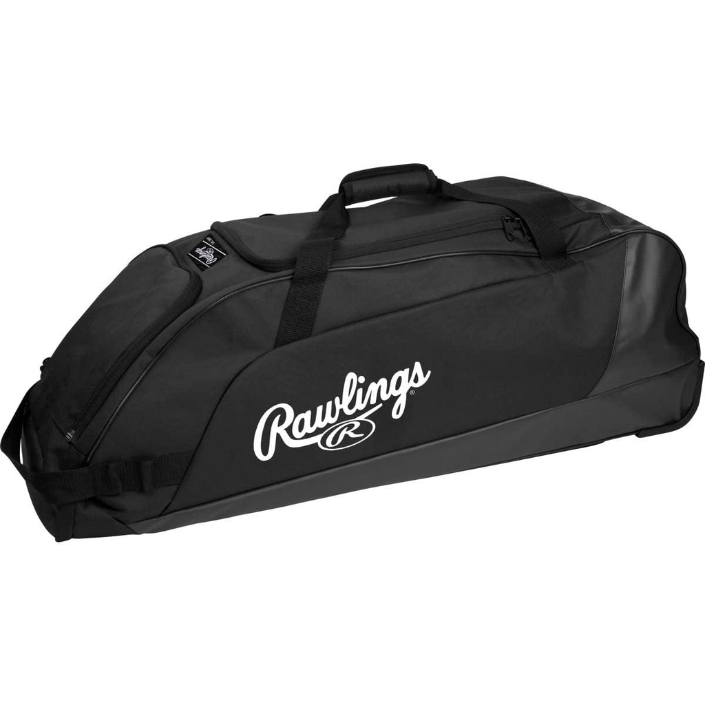 Rawlings WORKHORSE Wheeled Baseball & Softball Equipment Bag – Black