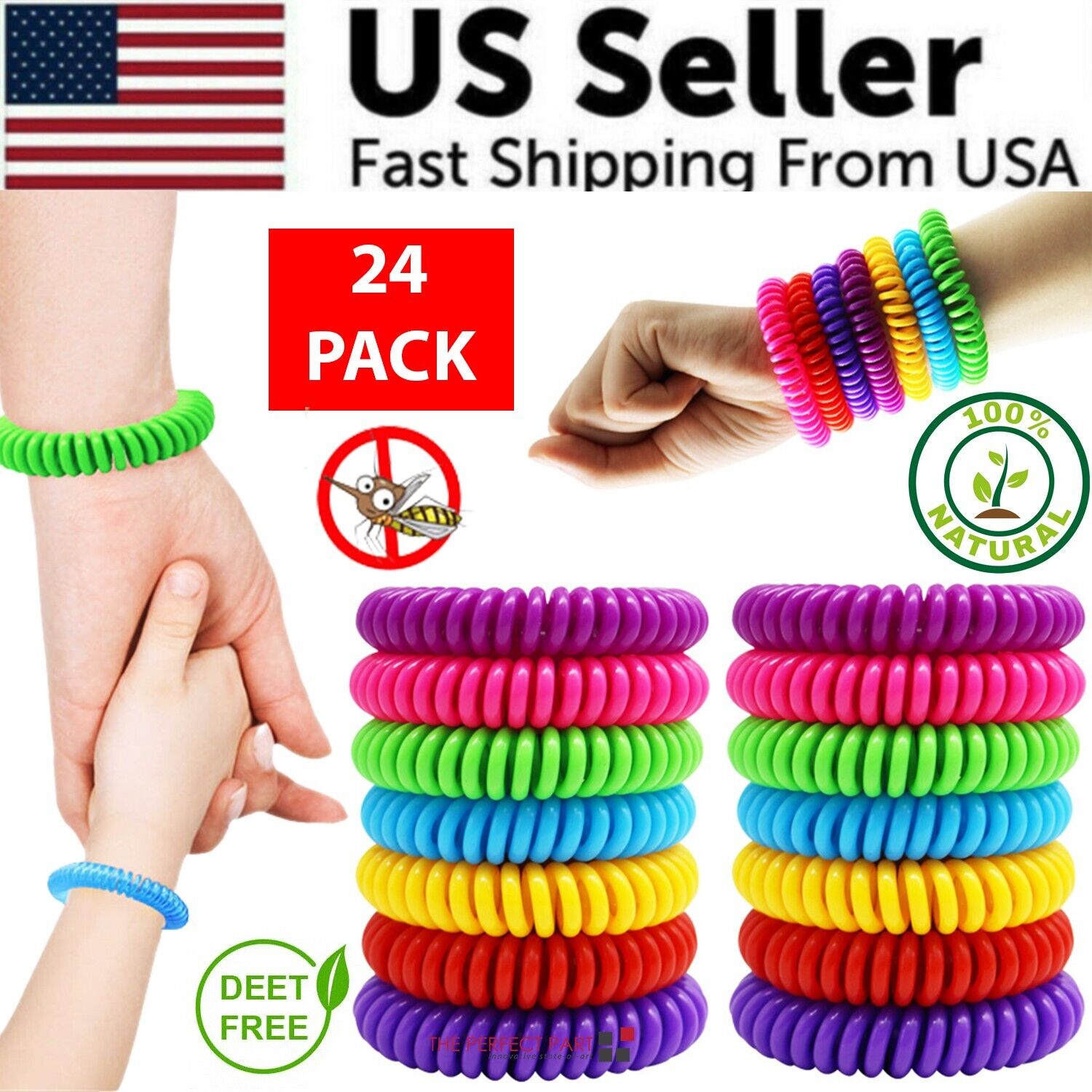 G9 Game Day Bug Repellent Bands – 24 Pack
