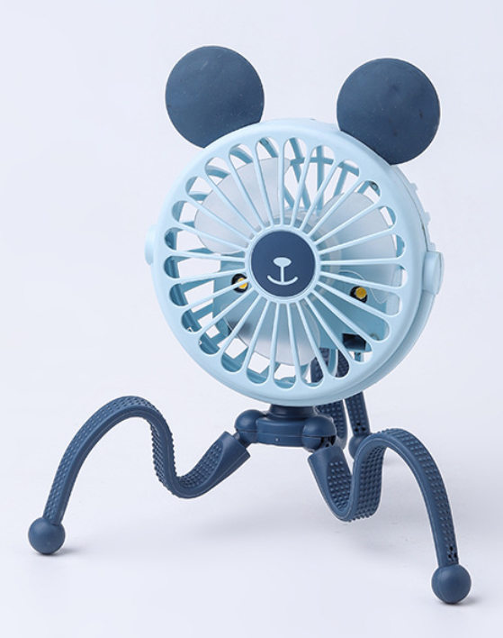 G9 Octopus-Shaped Clip-On Baby Stroller USB Fan