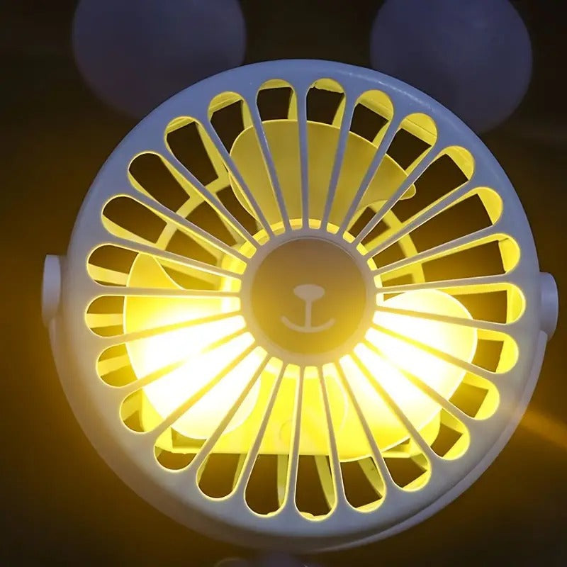 G9 Octopus-Shaped Clip-On Baby Stroller USB Fan