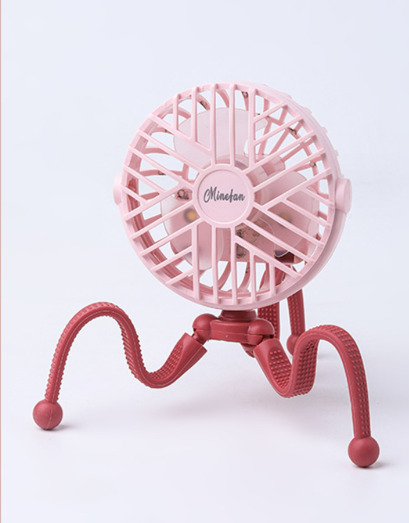 G9 Octopus-Shaped Clip-On Baby Stroller USB Fan