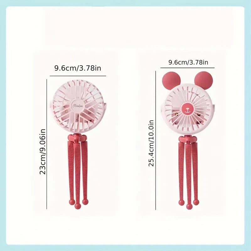G9 Octopus-Shaped Clip-On Baby Stroller USB Fan