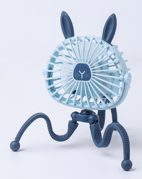 G9 Octopus-Shaped Clip-On Baby Stroller USB Fan